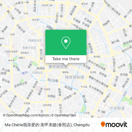 Ma Chérie我亲爱的·美甲美睫(春熙店) map