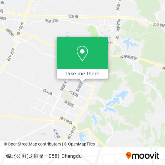 锦北公厕(龙泉驿一058) map