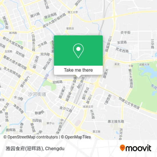 雅园食府(迎晖路) map