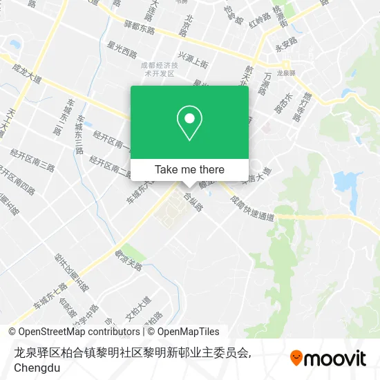 龙泉驿区柏合镇黎明社区黎明新邨业主委员会 map