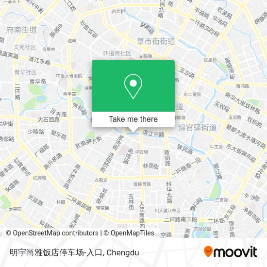 明宇尚雅饭店停车场-入口 map