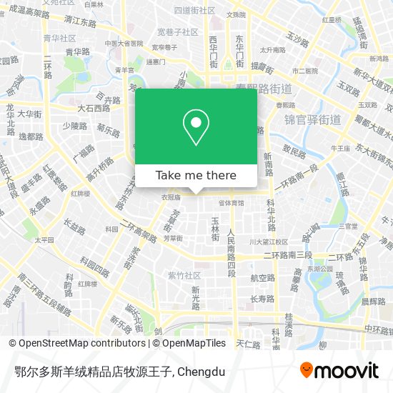 鄂尔多斯羊绒精品店牧源王子 map