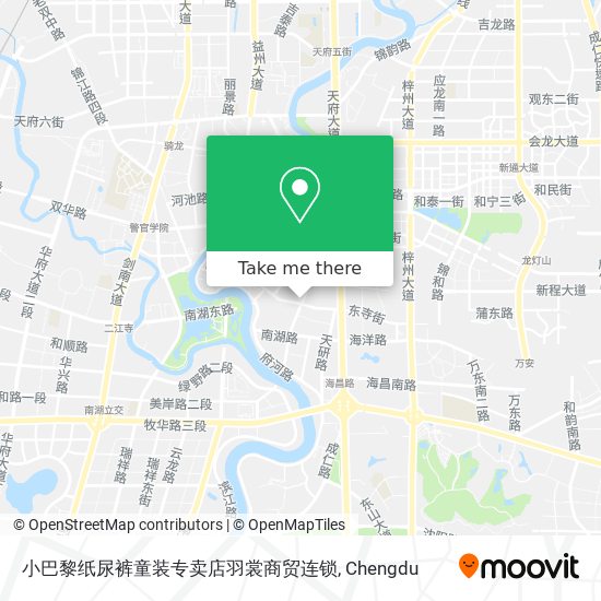小巴黎纸尿裤童装专卖店羽裳商贸连锁 map
