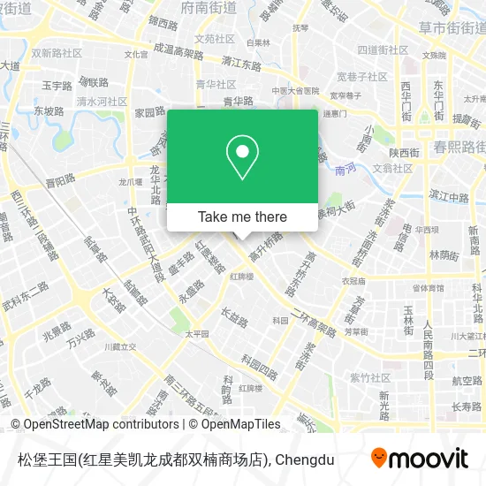 松堡王国(红星美凯龙成都双楠商场店) map