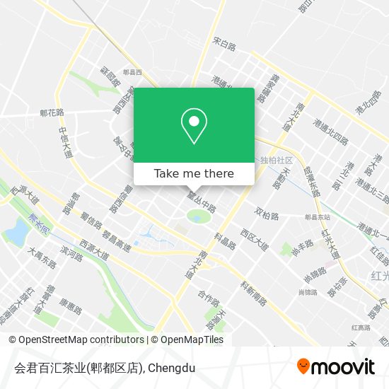 会君百汇茶业(郫都区店) map
