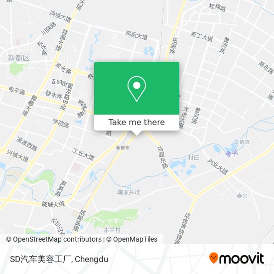 SD汽车美容工厂 map