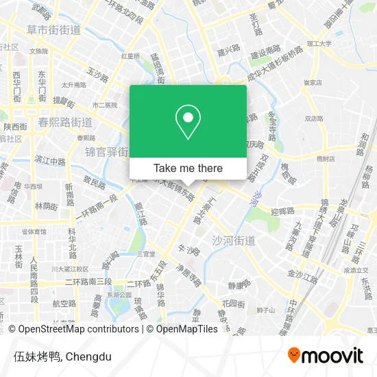 伍妹烤鸭 map