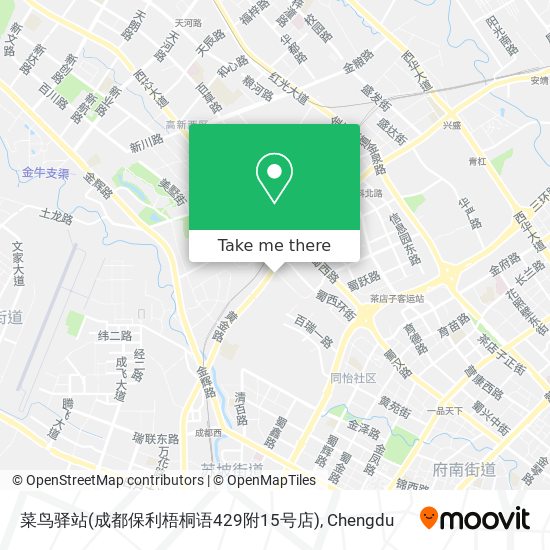 菜鸟驿站(成都保利梧桐语429附15号店) map