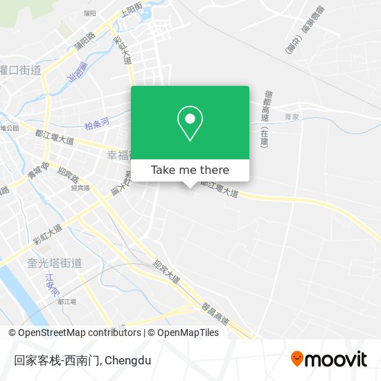 回家客栈-西南门 map
