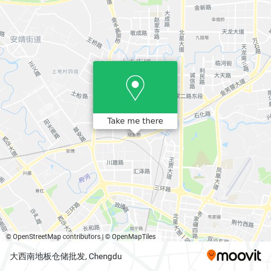大西南地板仓储批发 map