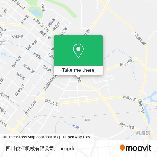 四川俊江机械有限公司 map