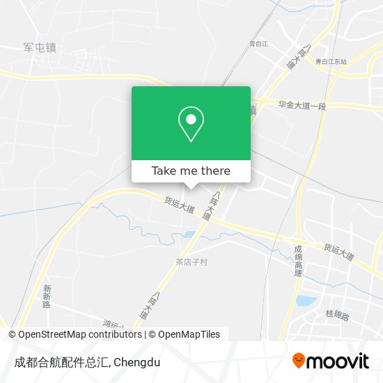 成都合航配件总汇 map