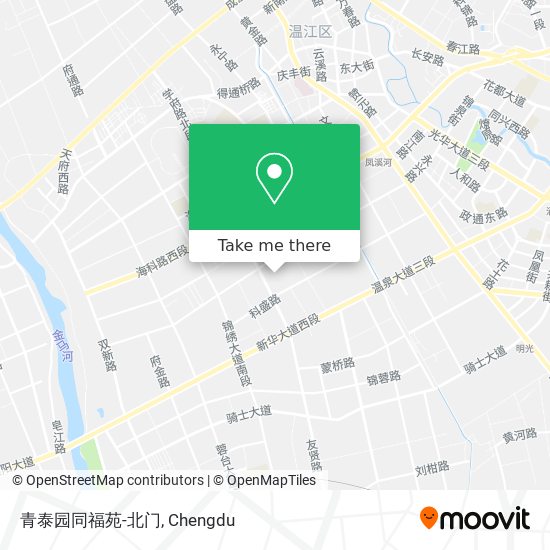 青泰园同福苑-北门 map