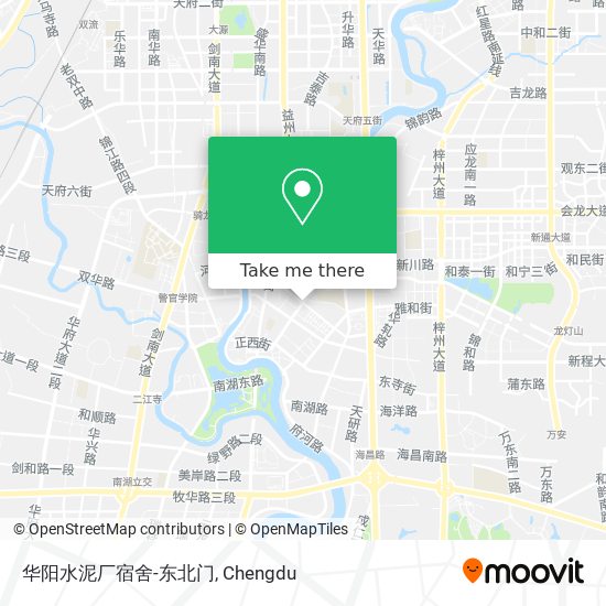 华阳水泥厂宿舍-东北门 map