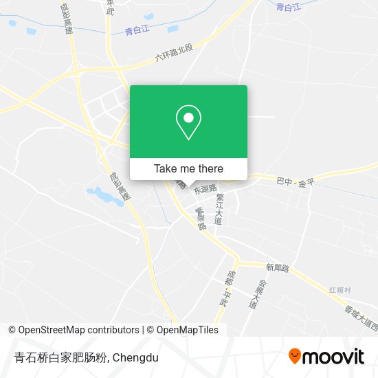 青石桥白家肥肠粉 map