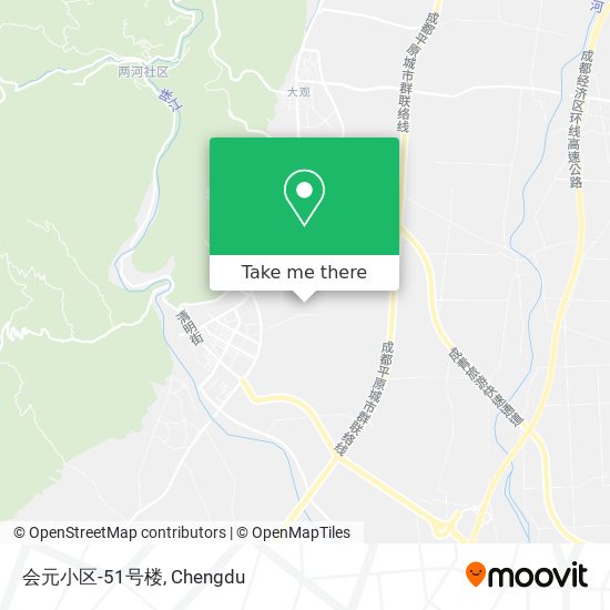 会元小区-51号楼 map