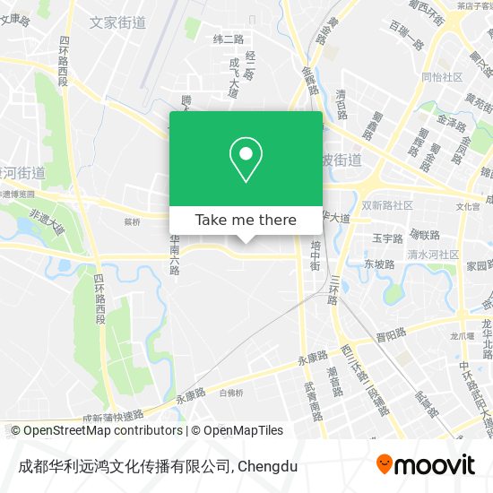 成都华利远鸿文化传播有限公司 map