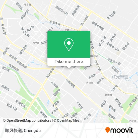 顺风快递 map