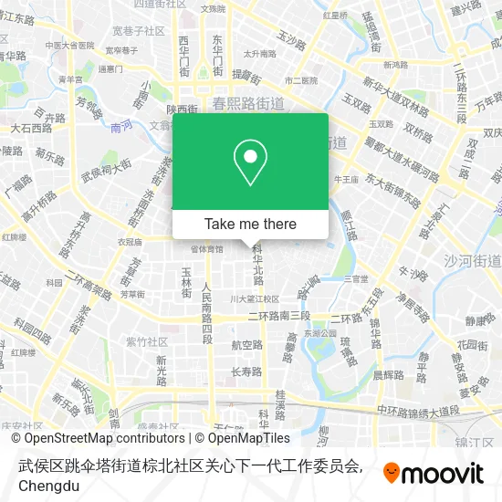 武侯区跳伞塔街道棕北社区关心下一代工作委员会 map