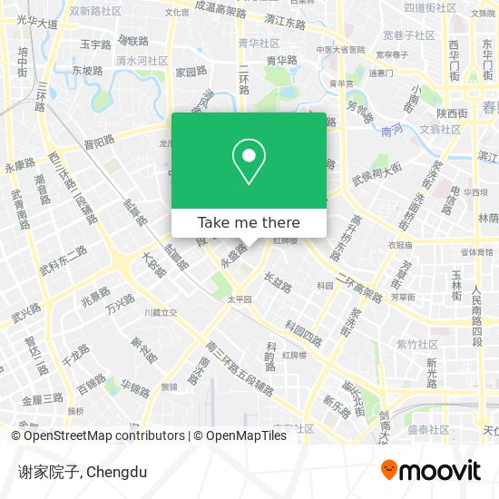 谢家院子 map