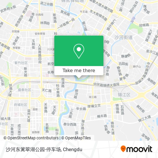 沙河东篱翠湖公园-停车场 map