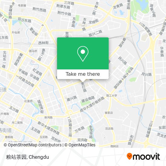粮站茶园 map