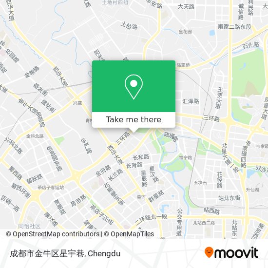 成都市金牛区星宇巷 map
