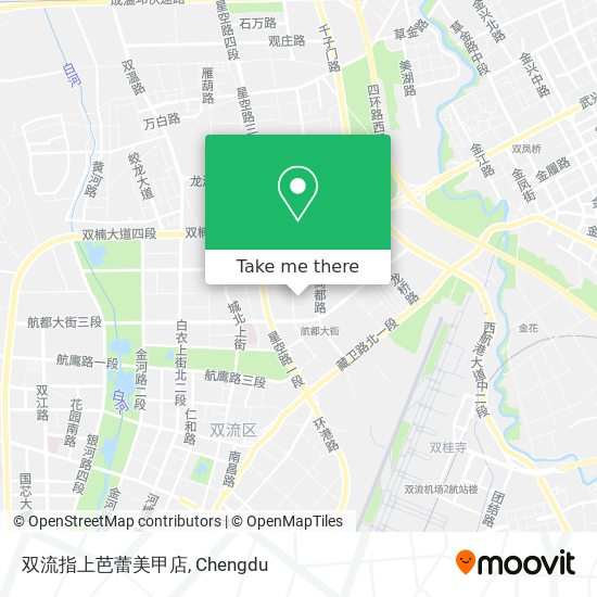 双流指上芭蕾美甲店 map