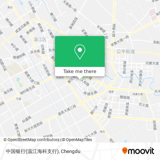 中国银行(温江海科支行) map