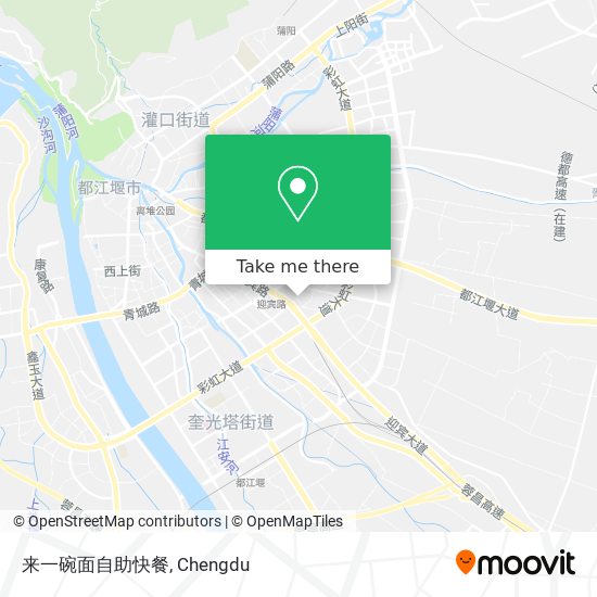 来一碗面自助快餐 map