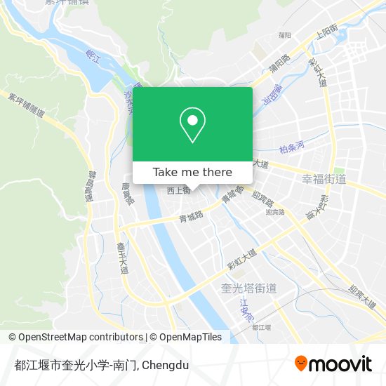 都江堰市奎光小学-南门 map