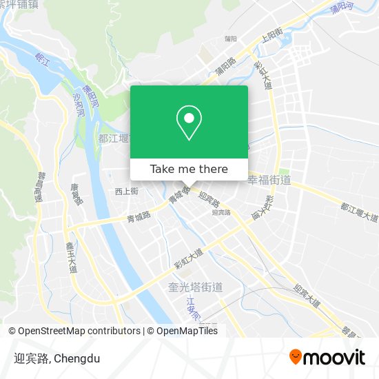 迎宾路 map