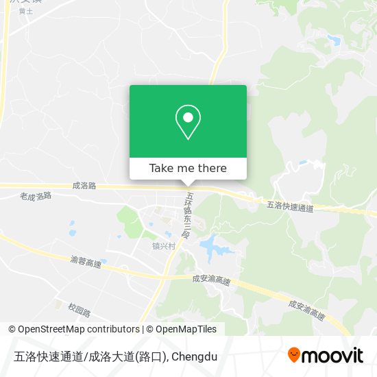 五洛快速通道/成洛大道(路口) map