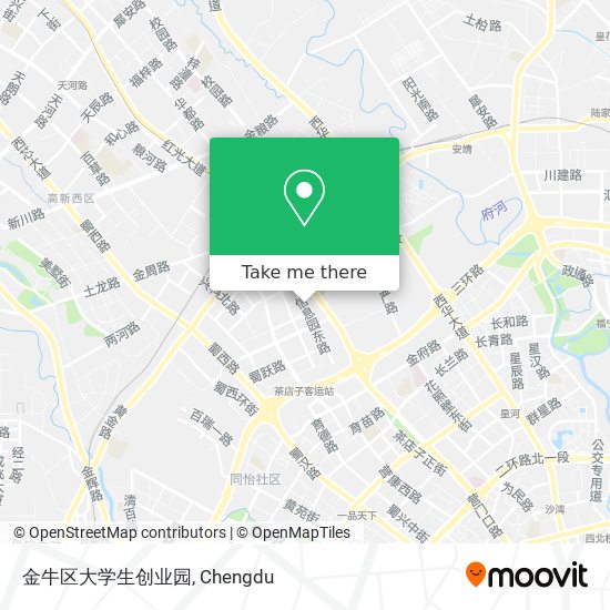 金牛区大学生创业园 map