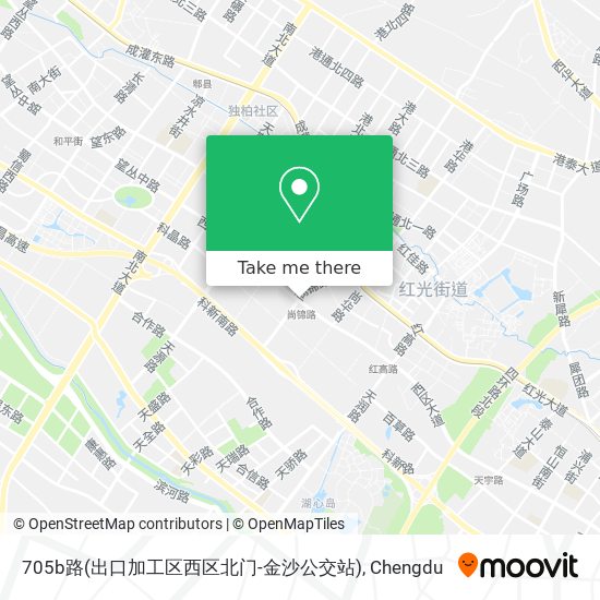 705b路(出口加工区西区北门-金沙公交站) map