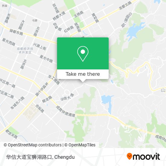 华信大道宝狮湖路口 map