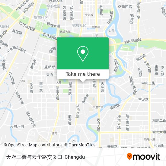 天府三街与云华路交叉口 map