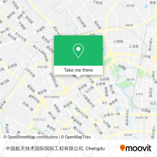 中国航天技术国际国际工程有限公司 map