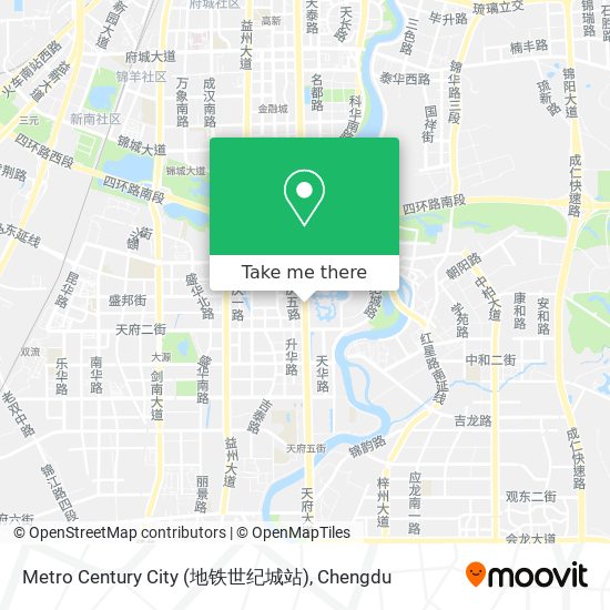 Metro Century City (地铁世纪城站) map