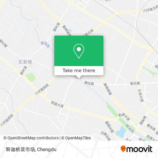 释迦桥菜市场 map