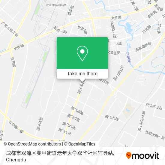 成都市双流区黄甲街道老年大学双华社区辅导站 map