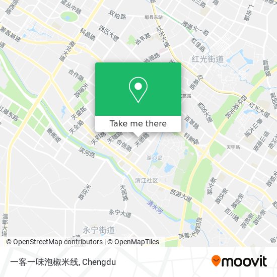 一客一味泡椒米线 map