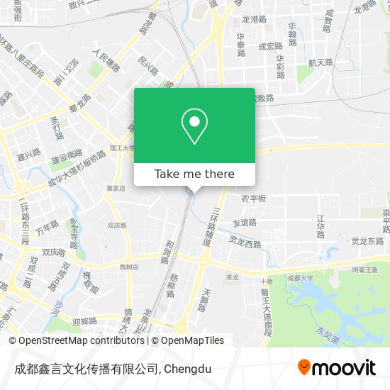 成都鑫言文化传播有限公司 map