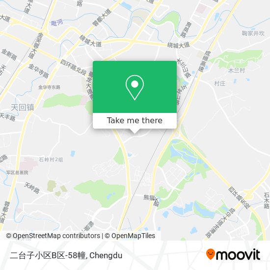 二台子小区B区-58幢 map