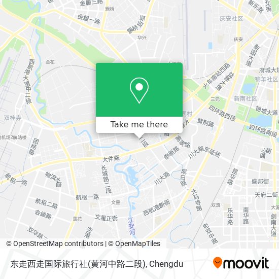 东走西走国际旅行社(黄河中路二段) map