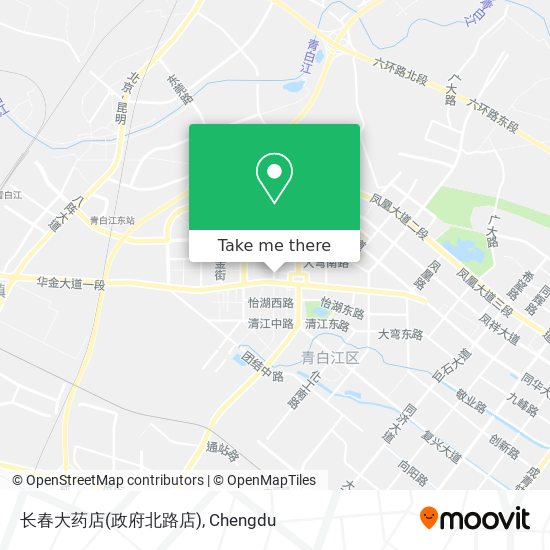 长春大药店(政府北路店) map