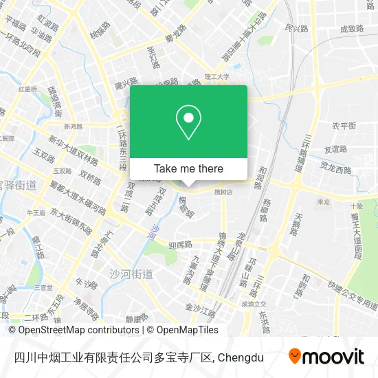 四川中烟工业有限责任公司多宝寺厂区 map