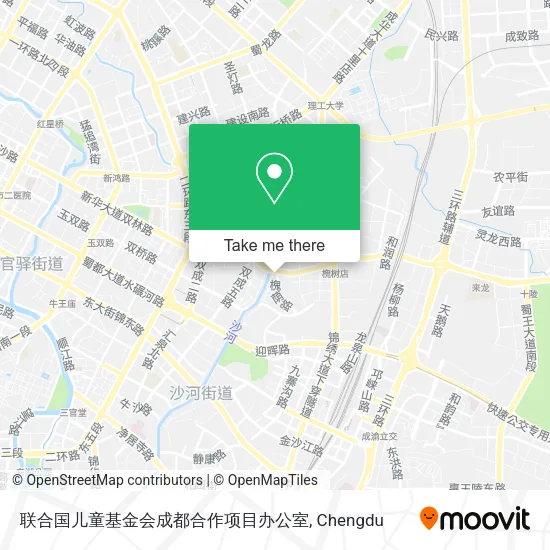 联合国儿童基金会成都合作项目办公室 map