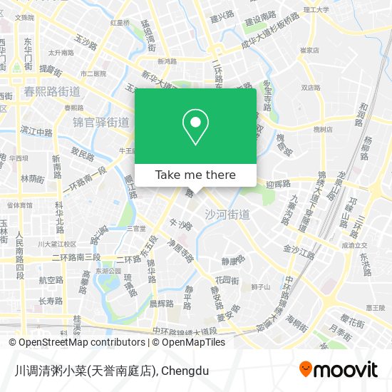 川调清粥小菜(天誉南庭店) map