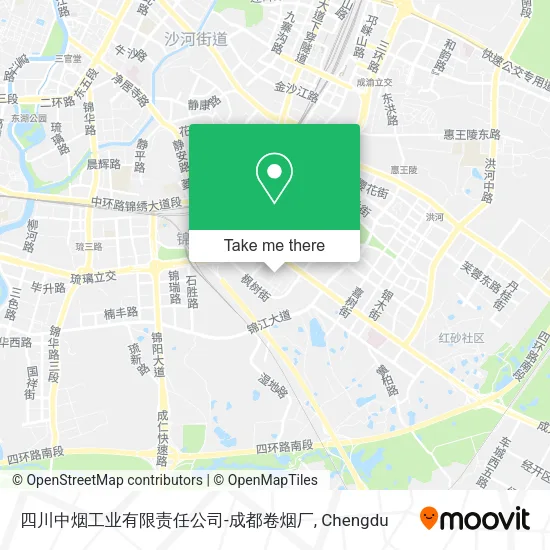 四川中烟工业有限责任公司-成都卷烟厂 map